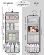 Relavel Travel Toiletry Bag for Men, Hanging Toiletry Bag for Women Makeup - Image 2