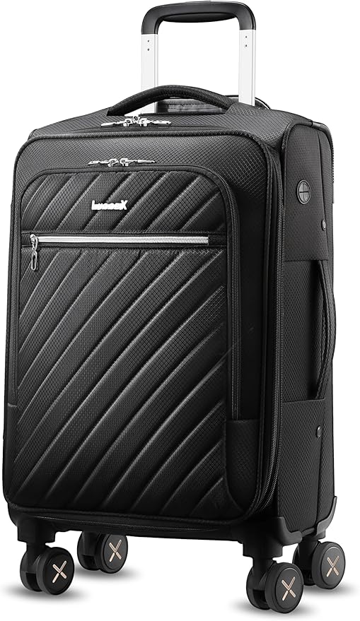 LUGGEX Carry On Luggage with Spinner Wheels by LuggeXLUGGAGE
