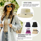 TOP-EX XL/XXL Women’s Wide Brim Bucket Sun Hat - Image 5