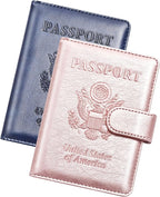 Herain Passport Holder for Travel Cruise Essentials, RFID Passports Book Card by WelcometoHerain