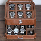 ROTHWELL 6 Slot Leather Watch Box - Image 6