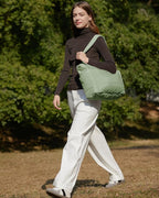 BAGSMART Tote Bag for Women, Lightweight Puffy Tote Bag - Image 6