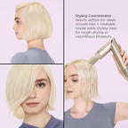 Shark FlexStyle Air Styling & Drying System, Powerful Hair Dryer Brush & Multi-Styler with Auto-Wrap Curlers, Paddle Brush, Oval Brush, Concentrator Attachment, Stone, HD430