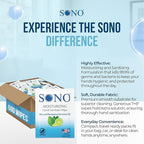 SONO Bergamot & Aloe Moisturizing Hand Sanitizer Wipes - Image 7