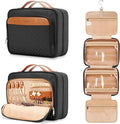 Travel Hanging Toiletry Bag for Women, Holds Full-Size Shampoo, by COOSKY
