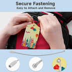 Travel Luggage Tags, 2 Pack Travel Cruise Tags - Image 3