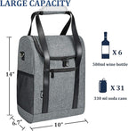 Tirrinia 6 Bottle Wine Cooler Bag - Image 6