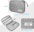 Electronics Organizer Travel Case, Electronic Accessories Storage Bag, Portable - Image 5