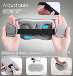 Sleep Mask with Headphones Bluetooth 5.4, TOPOINT 3D Eye Mask Blackout with - Image 8