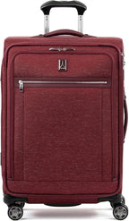 Travelpro Platinum Elite Softside Expandable Checked Luggage, 8 Wheel Spinner by Travelpro
