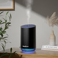 Portable Aromatherapy Diffuser 320ml, Rechargeable Essential Oil Diffuser with LED Light, Cool Mist Humidifier with 2 Mist Modes, Auto Shut-Off, Cordless Use for Home, Office, Bedroom - Black