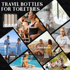 Travel Bottles for Toiletries, TSA Approved Silicone Travel Size Containers for - Image 7