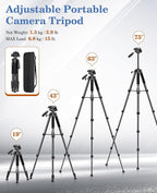 JOILCAN 75" Camera Tripod, Tripod - Image 5
