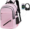 FENGDONG Large Laptop Backpack 17.3 inch Waterproof Travel College Backpack by FENGDONG