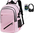 FENGDONG Large Laptop Backpack 17.3 inch Waterproof Travel College Backpack by FENGDONG