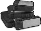 Amazon Basics Lightweight Packing Cubes Travel Organizer Set by AmazonBasics