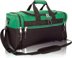 DALIX 17" Blank Duffle Bag Duffel Bag Travel Size Sports Durable Gym Bag by Dalix