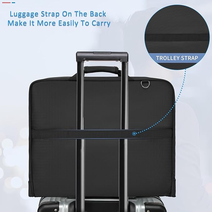AKOZLIN Travel Luggage Garment Bag Foldable Hanging Suit Bag - Image 6