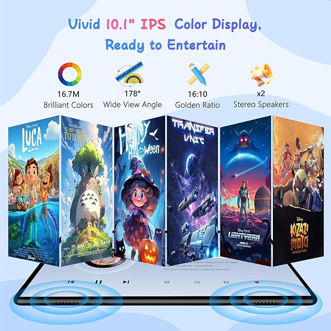 HAOVM Tablet 10 inch, 4G SIM Unlocked, Android 14 Tablet - Image 5
