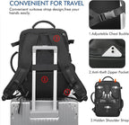 Beraliy Travel Backpack for Men Women, Large Carry On Backpack, Personal Item - Image 5