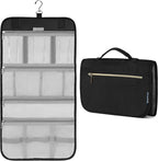 PAVILIA Hanging Toiletry Bag Women Men, Travel Kit Foldable Large Toiletries by PAVILIA