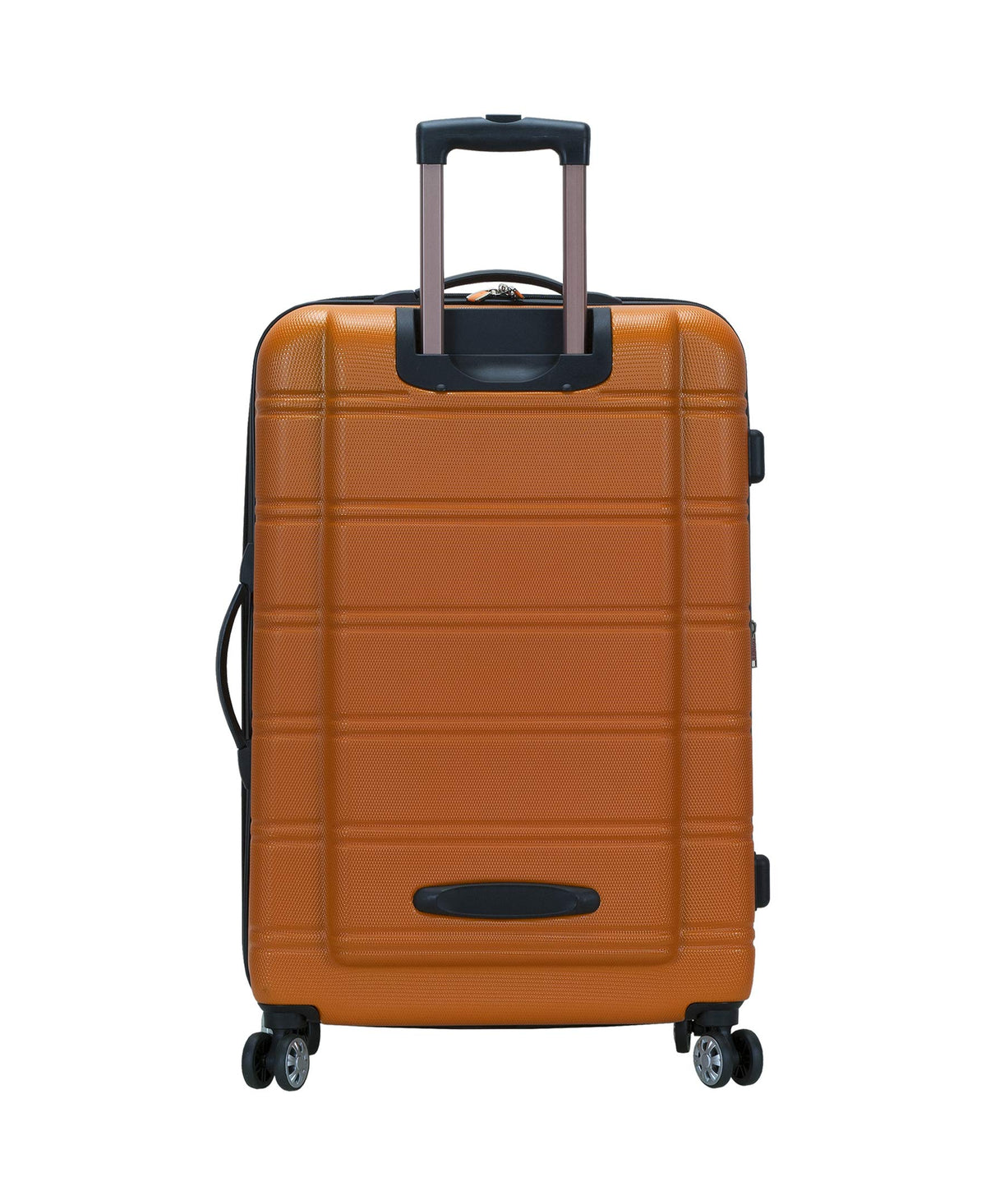 Melbourne Hardside 2 Piece Expandable Spinner Wheel Luggage Set (Orange / 2 Piece (20"/28"))