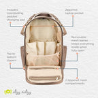 Itzy Ritzy Diaper Bag Backpack – Large Capacity Boss Plus Baby Backpack Diaper - Image 4