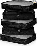 5 Pcs Packing Cubes for Suitcase Large Travel Cubes Carry on Luggage Organizer by Bulyoou