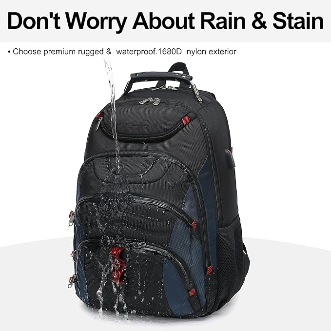 Boavan Laptop Backpack for men, 17.3 inch Laptop Bag - Image 6