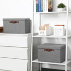 Temary Storage Bins with Lids 2-Pack Large Foldable Storage Baskets with Lid - Image 5