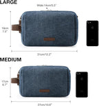 BAGSMART Toiletry Bag for Men, Canvas Travel Toiletry Organizer Dopp Kit - Image 6