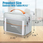 SELLYFELLY Electronics Travel Organizer, Double Layer Cable Organizer Bag - Image 2