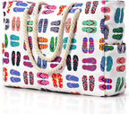 Becokan Beach Bags for Women Large Waterproof Beach Tote Bag Zipper Beach Bags by BecokanBeachBagSpecialist