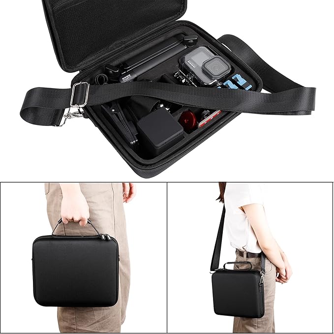 PellKing Hard Case for GoPro Hero 13/12/11/10/9/8/7/2018/6/5 Blcak/4 Silvery - Image 7