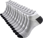 PAPLUS Ankle Compression Sock for Men and Women 2/4/6 Pairs, Low Cut by PAPLUS