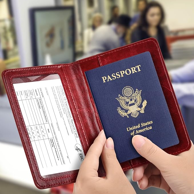 Passport and Vaccine Card Holder Combo - Image 2