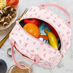 Bluboon Lunch Bag for Women Men Cute Corduroy Lunch Tote Bags Reusable - Image 2
