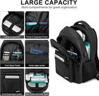 School Backpack for Teen Boys 15.6 Inch, USB Charging Port & Anti-Theft Water - Image 2