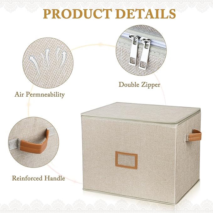 Wedding Dress Storage Box, Wedding Dress Preservation Box - Image 3