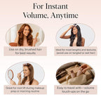 Kitsch Volumizing Hair Clips for Women - Hair Rollers for Volume & Curls - Volumizing Hair Products, Hair Roller Clips for Effortless Curls That Last - 2pc, Terracotta