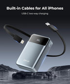 Portable-Charger-Power-Bank Travel Essentials Battery Pack USB C 30000mAh Built - Image 5