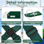Weewooday 8 Pcs Luggage Straps Suitcase Tags Set - Image 3