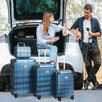 Luggage Sets 4 Piece, ABS PC Lightweight Suitcases - Image 7