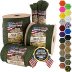 TOUGH-GRID 750 Paracord Rope Nylon Parachute Cord, Made in USA Survival Kit by TOUGH-GRID