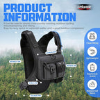 USA Original Patent Running Hydration Vest Backpack, Lightweight Chest Pack - Image 2