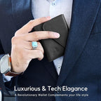 Leather RFID Wallet for Men, Slim Leather Mens Wallet, Handcraft Men's Wallets - Image 2