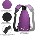 AMJ Crossbody Sling Bag Men Women, Casual Shoulder Backpack, Chest Daypack - Image 4