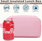 FlowFly Small Insulated Lunch box Portable Soft Bag Mini Cooler Thermal Meal - Image 2