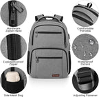 BIKROD Backpack for Men, TSA Travel Backpack, College Backpacks Water Resistant - Image 3