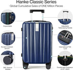 Hanke Expandable Hardshell Luggage Sets 3 piece Carry On Luggage - Image 5